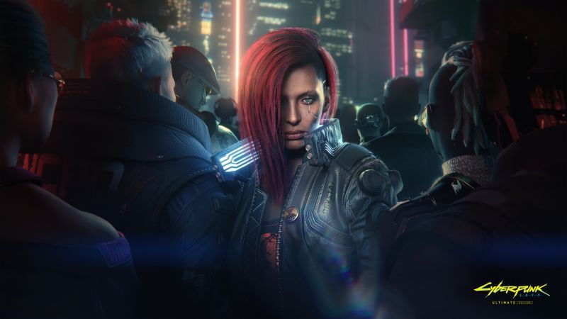 Female V, Ultimate Edition, Cyberpunk 2077, 5K, Game Art