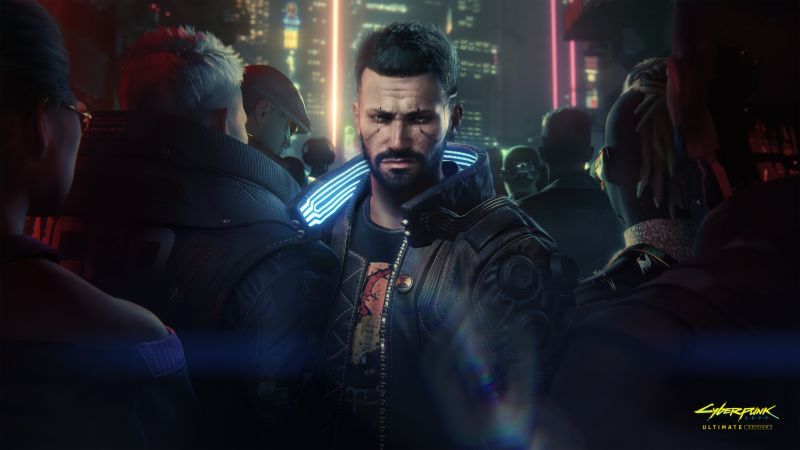 Male V (Cyberpunk), Ultimate Edition, Cyberpunk 2077, 5K, Game Art