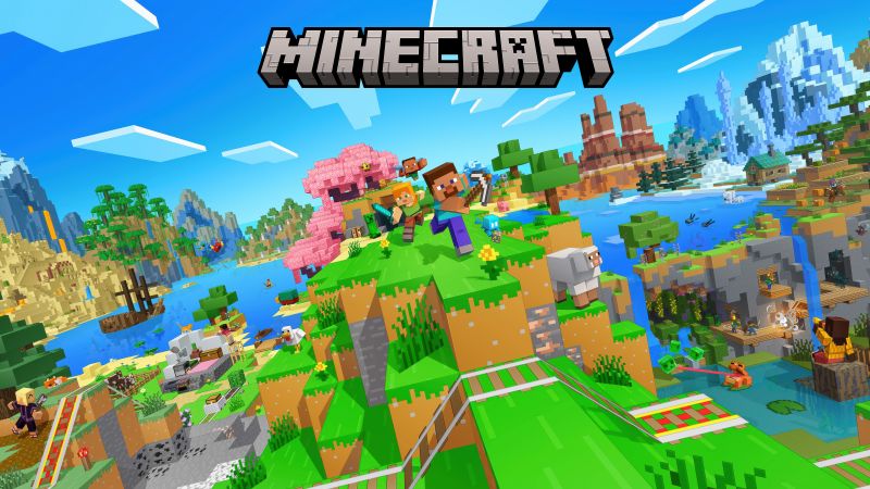 Minecraft, Key Art, Video Game, 5K