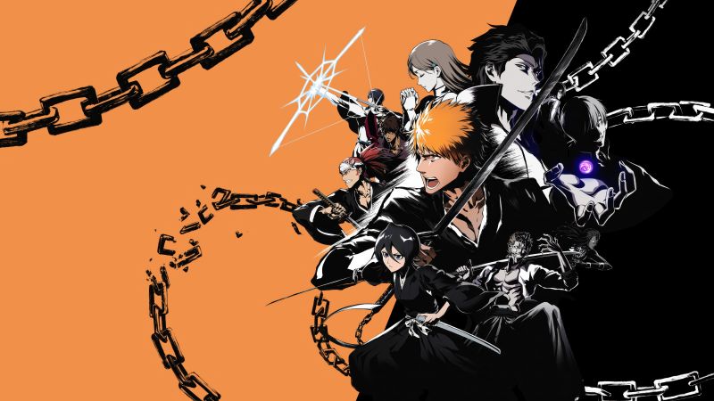 Bleach Rebirth of Souls, 8K, 2025 Games, 5K, Rukia Kuchiki, Ichigo Kurosaki, Sosuke Aizen