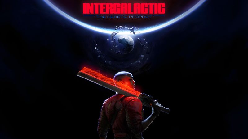 Intergalactic: The Heretic Prophet, Key Art, 2025 Games, Dark background, 5K, 8K