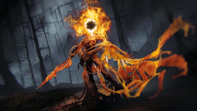 Midra Lord of Frenzied Flame, Elden Ring, Boss Fight, 5K, 8K