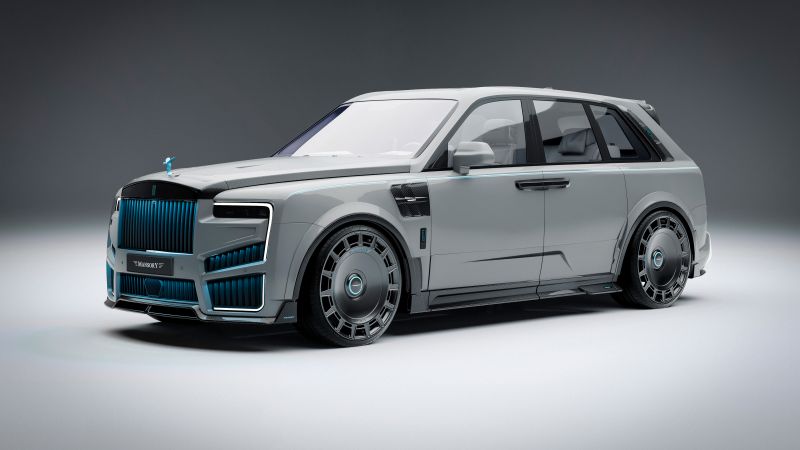 Mansory Rolls-Royce Cullinan, 2024, 5K, Rolls-Royce Cullinan, Grey