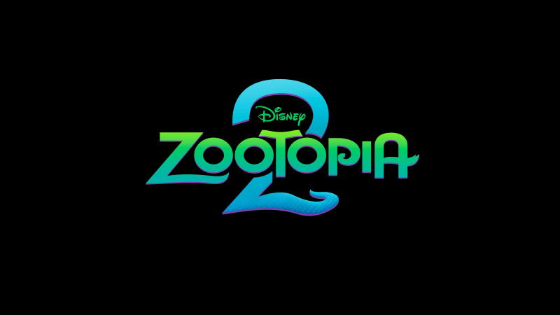 Zootopia 2, Logo, 2025 Movies, Black background, AMOLED, Walt Disney Animation, 5K, Wallpaper