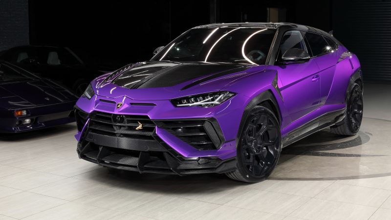 TopCar Lamborghini Urus REvo, Limited edition, 5K, Purple aesthetic, Lamborghini Urus, Wallpaper