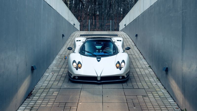 Pagani Zonda F, 8K, Sports cars, 5K, Wallpaper