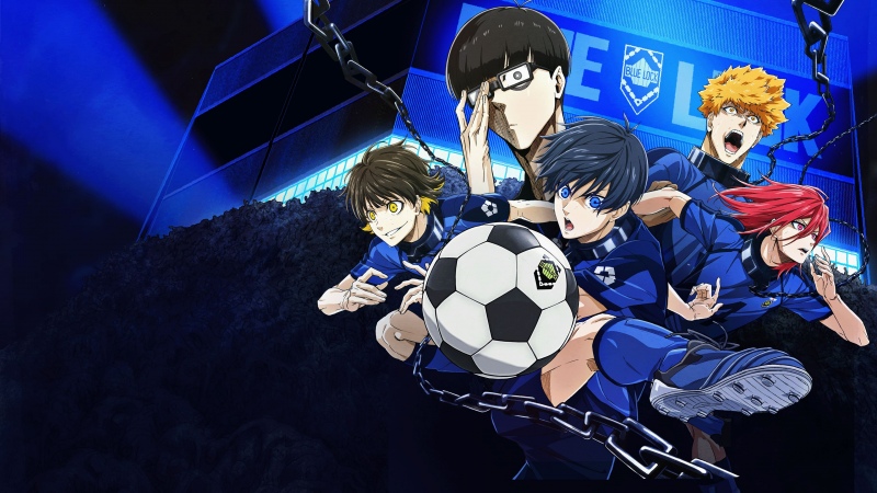 Blue Lock, Season 1, Anime series, Yoichi Isagi, Meguru Bachira, Hyoma Chigiri, Rensuke Kunigami, Jinpachi Ego