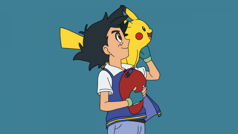 Ash Pikachu, Pokemon, 5K, Cartoon, Ash Ketchum, Pikachu