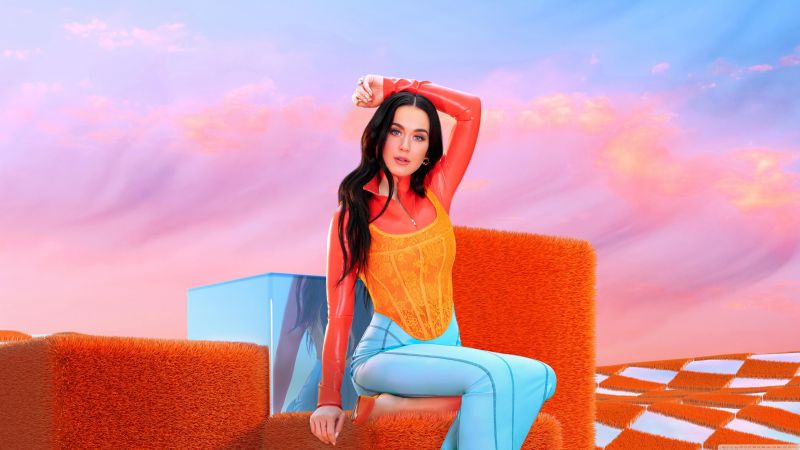 Katy Perry, 2024, Colorful, Aesthetic, Wallpaper