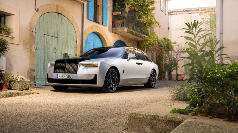 Rolls-Royce Black Badge Ghost Aesthete, 8K, 5K, Rolls-Royce Black Badge Ghost