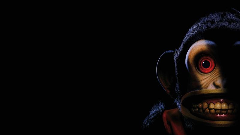 The Monkey, 2025 Movies, Black background, 5K, Horror Movies