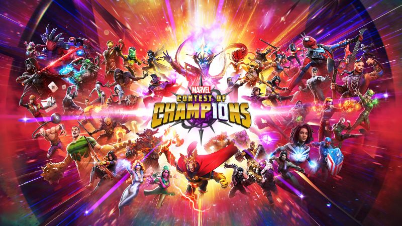 MARVEL Contest of Champions, 10th Anniversary, Key Art, 2025 Games, Android games, iOS Games