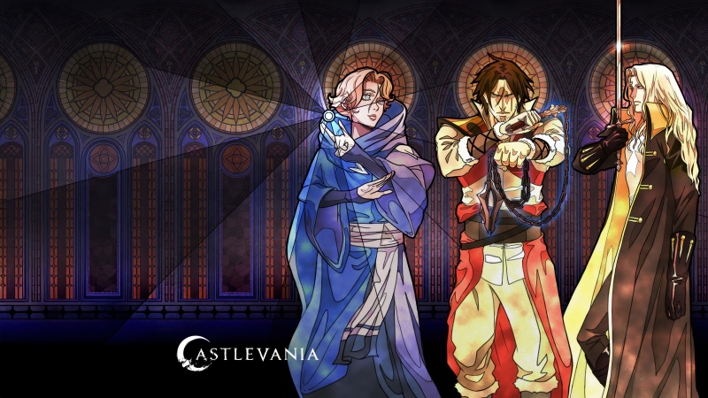 Sypha, Alucard, Trevor, Castlevania