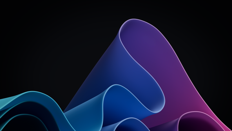 Windows 11 Waves, Blue Purple, AMOLED