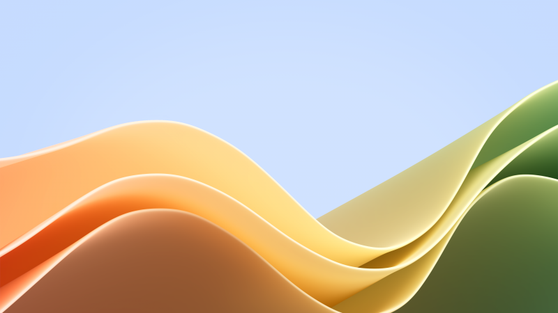 Windows 11 Waves, Yellow Light