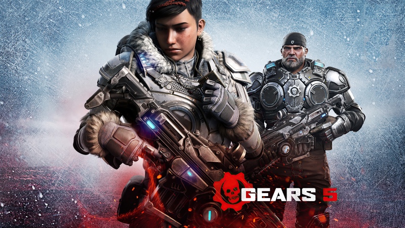 Marcus Fenix, Kait Diaz, Gears 5, Key Art