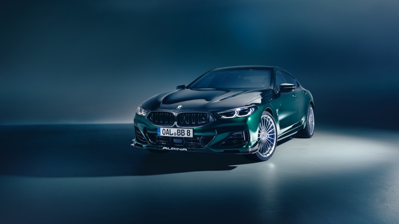 BMW Alpina B8 GT Gran Coupe, 2025, 5K, 8K, BMW 8 Series