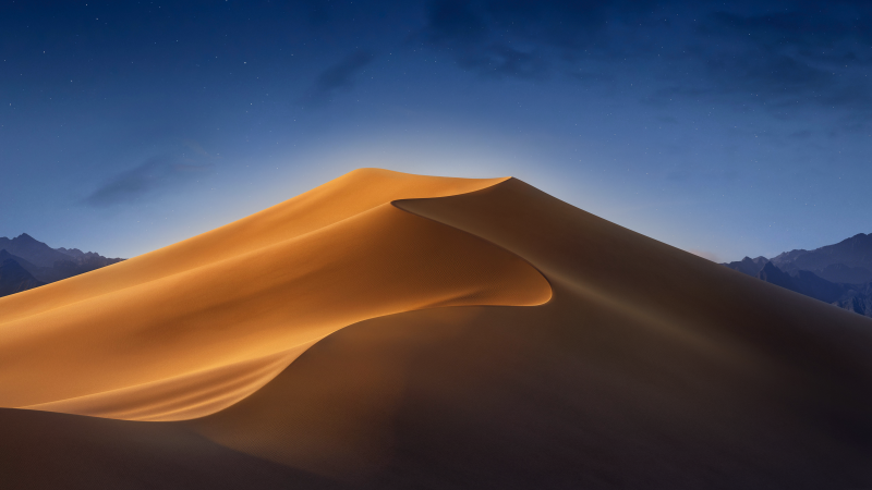 macOS Mojave, Fusion, Desert, Sand Dunes