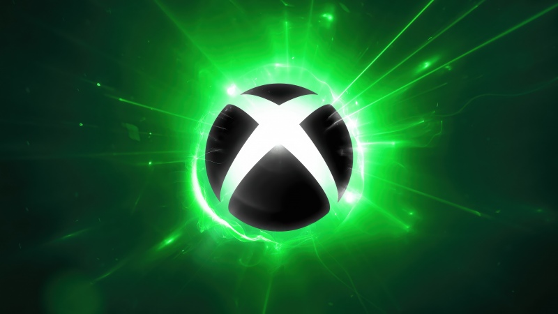 Xbox logo, Green aesthetic, 5K, Green background, Glowing