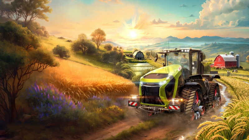 Farming Simulator 25, Key Art, 5K, Video Game