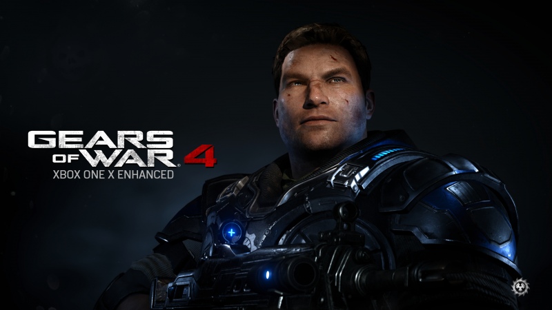 Gears of War 4, JD Fenix, Dark theme, Wallpaper