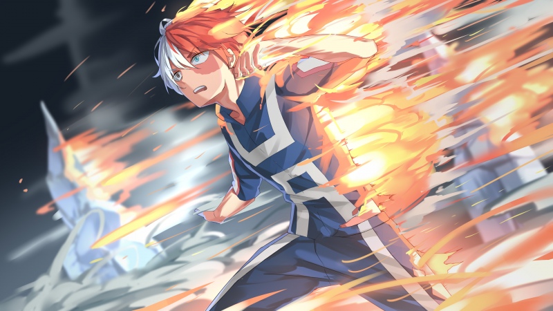 Shoto Todoroki, Artwork, My Hero Academia