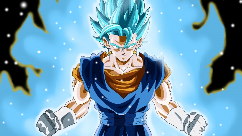 Super Saiyan, Vegetto, Dragon Ball, 5K, 8K