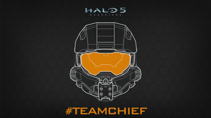 Halo 5: Guardians, Team Chief, 5K, Dark background, Master Chief