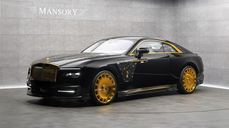 Mansory Equista LINEA D'ORO, 2025, Rolls-Royce Spectre, 5K