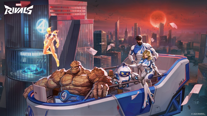 Fantastic Four, Marvel Rivals, 2025 Games, Wallpaper