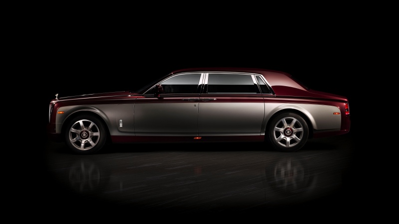 Rolls-Royce Phantom VII, 12K, Black background, 5K, 8K, 10K, Luxury Sedan, Rolls-Royce Phantom