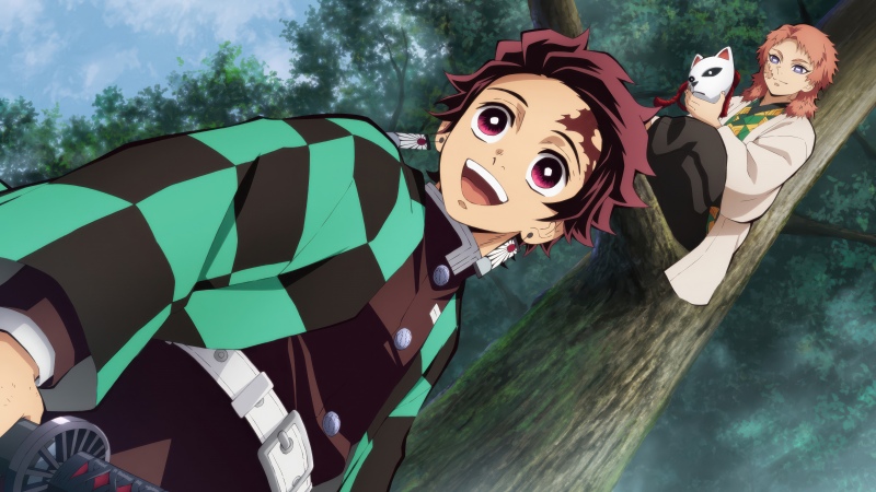 Tanjiro Kamado, Sabito, Demon Slayer: Kimetsu no Yaiba