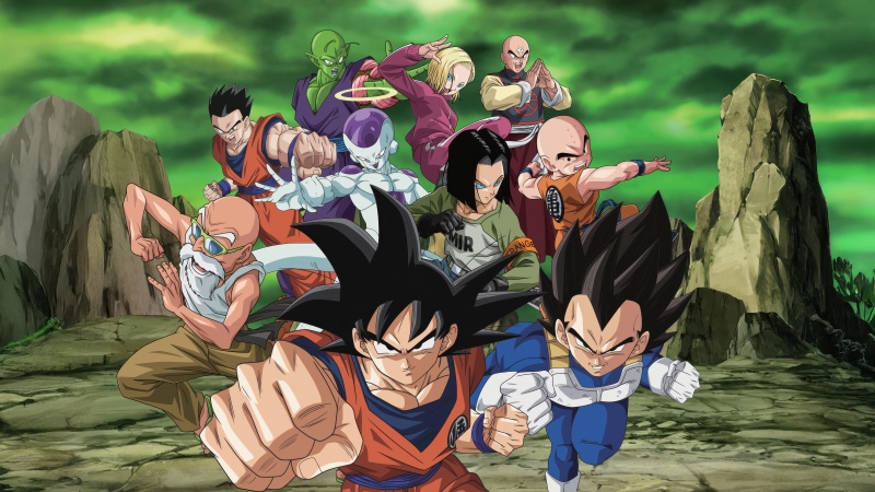 Team Universe 7, Dragon Ball Super, Goku, Vegeta, Frieza, Gohan, Piccolo, 5K