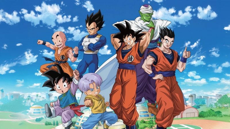 Dragon Ball Super, Group, Character poster, 5K, Goku, Vegeta, Gohan, Piccolo, Trunks