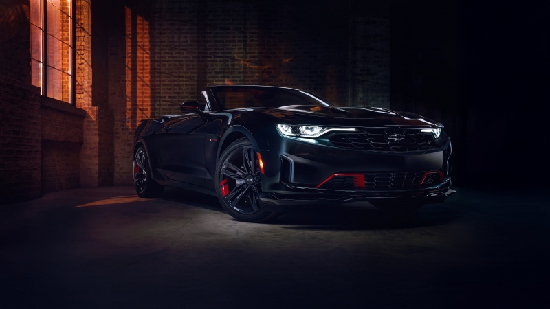 Chevrolet Camaro, Convertible, 5K, 8K, Dark aesthetic