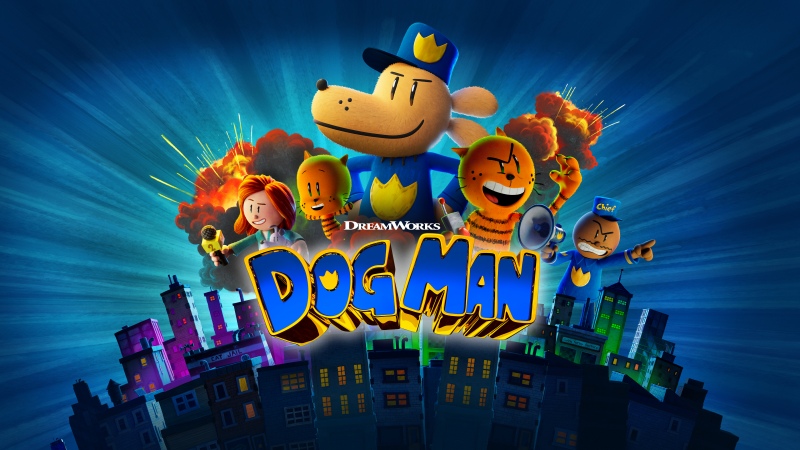 Dogman (2025), Movie poster, Animation movies, DreamWorks Animation