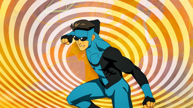 Invincible (Season 3), 5K, Invincible, Season 3, Swirly background