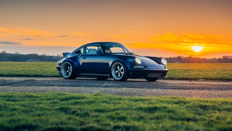 Singer Porsche 911, Classic cars, Sunset, Porsche 911