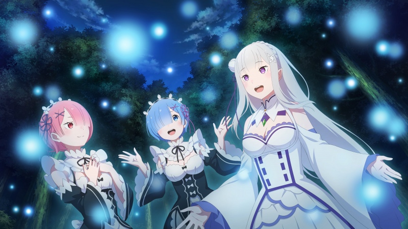 Re:Zero, Ram, Rem, Emilia (Re:Zero)