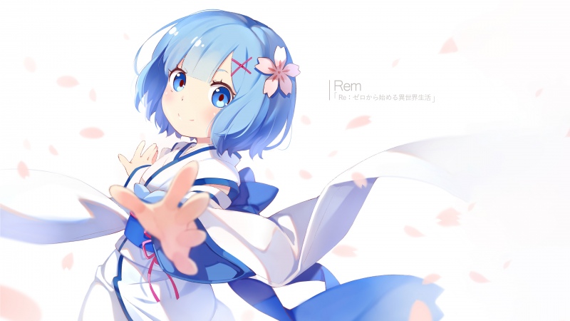 Cute Rem, Anime girl, Re:Zero