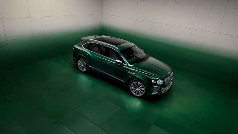 Bentley Bentayga EWB Atelier Edition, Mulliner, 2025, 5K, 8K, Green aesthetic