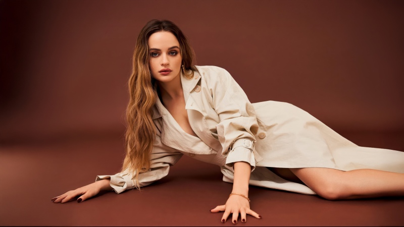 Joey King, Glamorous, Photoshoot, 2025, Brown background