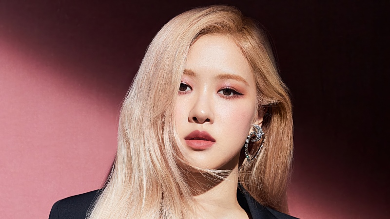 Rose (Blackpink), Vogue Korea, Lipstick, Pink aesthetic, 5K, Wallpaper