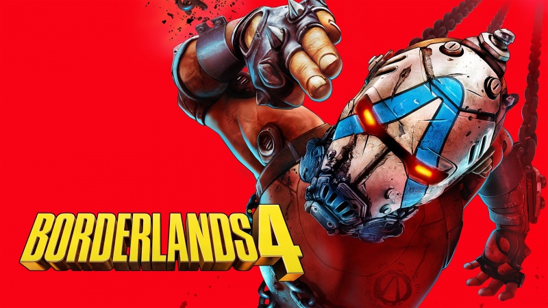 Borderlands 4, Key Art, Red background, 2025 Games, Wallpaper