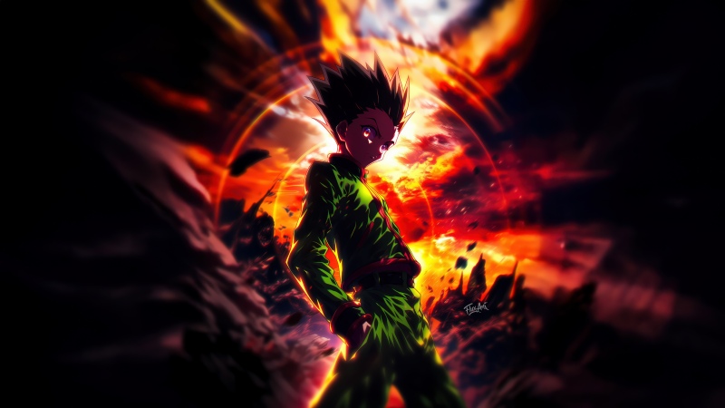 Gon Freecss, Intense, Hunter x Hunter, 5K