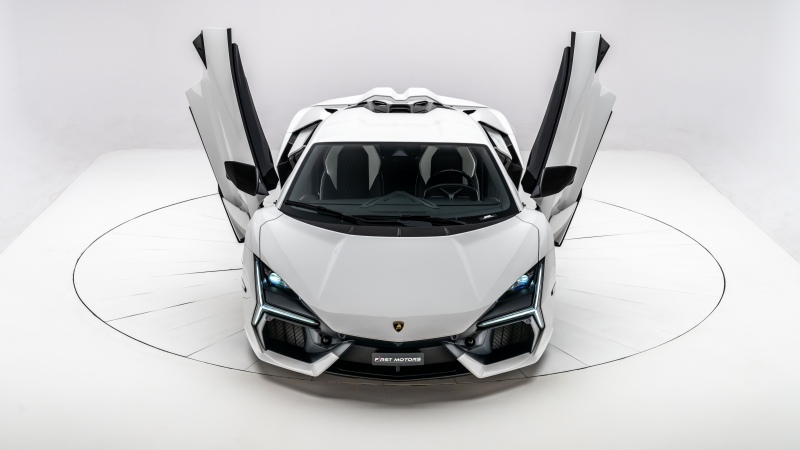 Lamborghini Revuelto, White aesthetic, White cars, 5K, 8K, Wallpaper