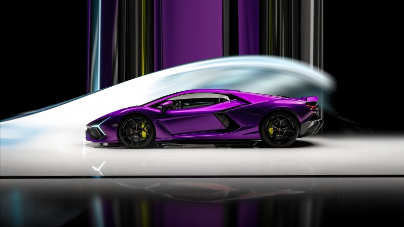 Purple Lamborghini Revuelto, 5K, Lamborghini Revuelto