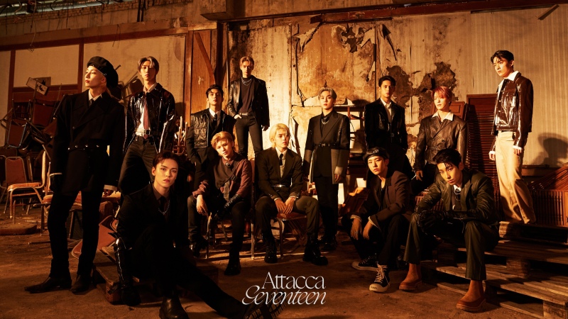 SEVENTEEN Attacca, 5K, South Korean boy band