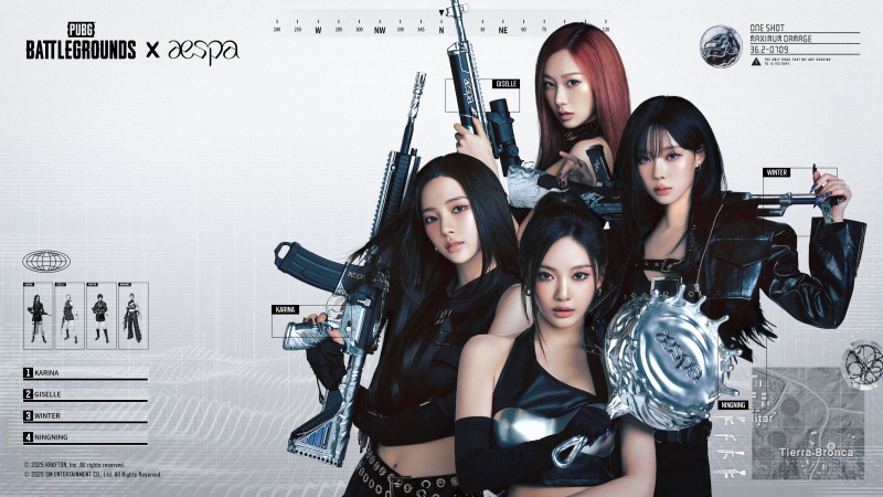 PUBG: Battlegrounds x aespa, K-Pop singers, K-pop group, PUBG