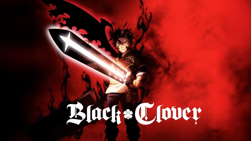 Black Clover, Asta, Sword, Red background, Demon, 5K, Wallpaper